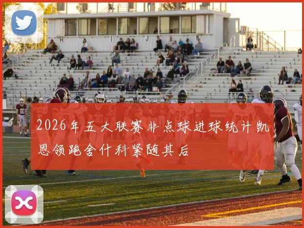 2026年五大联赛非点球进球统计凯恩领跑舍什科紧随其后